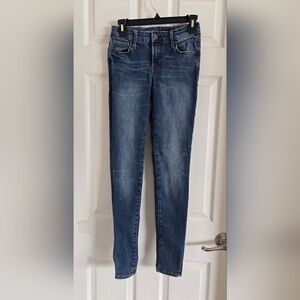 Old Navy Women's Skinny Jeans in Dark Blue